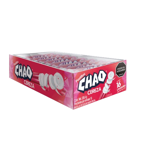 Chao Pastilla Cereza x  12 unds 